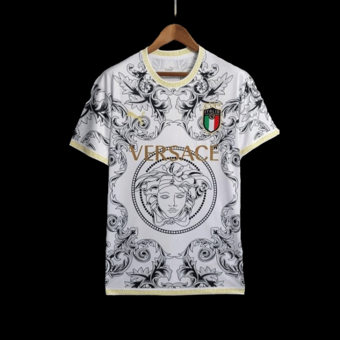 Italy X Versace Jersey 2023 White Edition