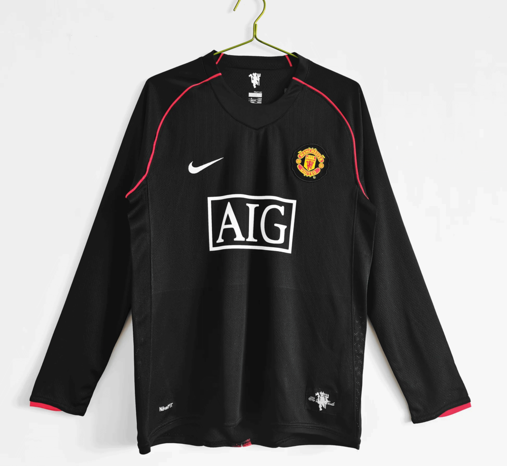 Manchester United 2007 / 2008 Away Retro Jersey FULL SLEEVE