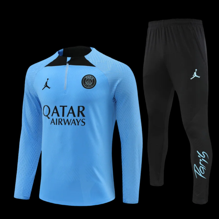 Sky Blue Black PSG Tracksuit
