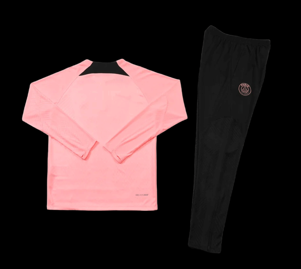 PSG Pink 1/4 Zip Tracksuit - Image 2