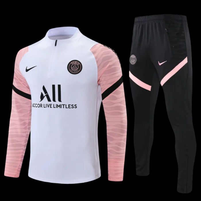 PSG Pink 1/4 Zip Tracksuit