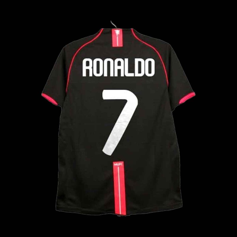 Manchester United 2007 / 2008 Away Retro Jersey FULL SLEEVE - Image 2