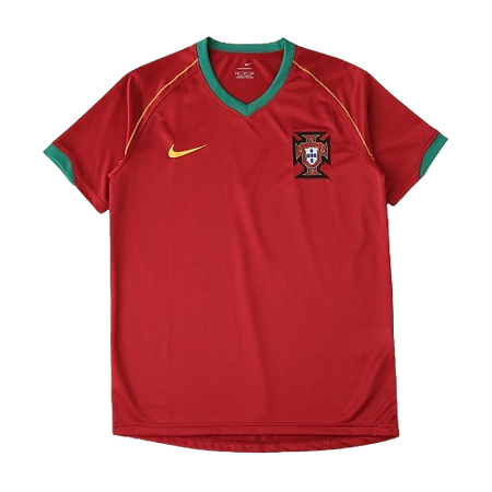 2006 season Portugal home retro Fan version